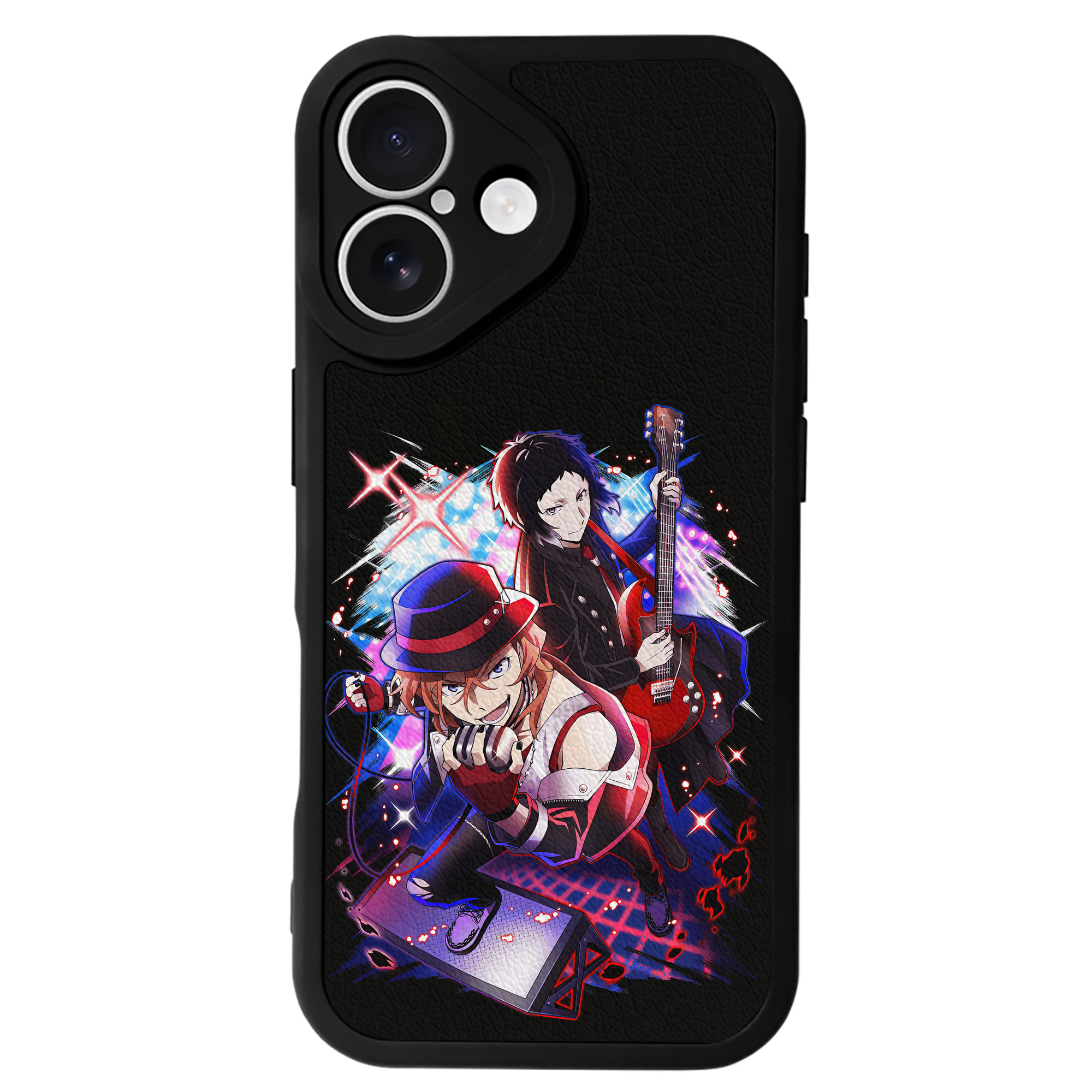 （画像用） 文豪ストレイドッグス Bungo Stray Dogs 【iPhone 16シリーズ対応】シリコンスマホケース（レザー調） 材質：シリコン